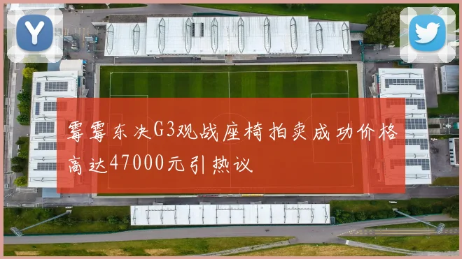 霉霉东决G3观战座椅拍卖成功价格高达47000元引热议