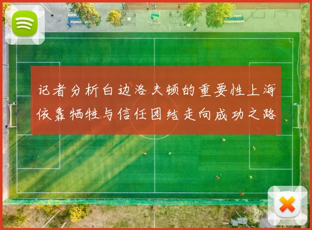 记者分析白边洛夫顿的重要性上海依靠牺牲与信任团结走向成功之路